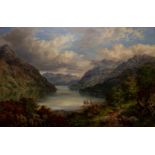 McNeil McLeay (Scottish, View near the Head of Loch Lomond with Ben Lomond on the Left, signed and