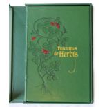 Folio Society. Tractatus de Herbis, limited edition numbered 162 of 1000, facsimile edition