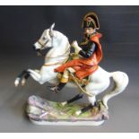 A Royal Worcester porcelain model of Napoleon Bonaparte, one of series of Famous Military