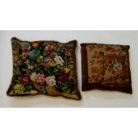 A collection of embroidery items in various colours & stitching to include floral patterns.   A