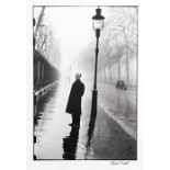 Elliott Erwitt (American, 1928), portrait of Author Eric Ambler, signed l.r., black and white