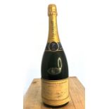 A Magnum of limited edition champagne, signed by seven of the 1966 World Cup winning England squad.