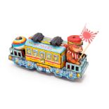 Express Train: A clockwork, tinplate, Express Train, Monkey Car, Made in Japan, length approx.