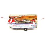 Helicopter with Hostess: A boxed, battery operated, tinplate, Helicopter with Hostess, Made by