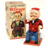 McGregor: A boxed, battery operated, tinplate, McGregor '0560', Made by Rosko, complete within