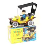 Mr. Magoo: A boxed, battery operated, tinplate, plastic and material, The Official Mr. Magoo Car,