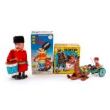 Mad Russian Drummer: A boxed, clockwork, tinplate, Mad Russian Drummer, Made by Marx, Japan,