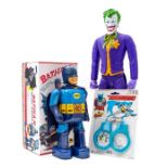 Batman: A boxed 1960's battery operated tinplate, Batman, made by TN Toys (Nomura), walks forward,