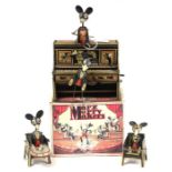 Marx Merrymakers: A boxed Marx Merrymakers, tinplate, clockwork band, complete, comprising a piano