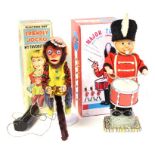 Major Tooty: A boxed, battery operated, tin and plastic, Major Tooty, Made by R.F. for Alps,