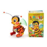 Honey Bee: A boxed mechanical, tinplate, Honey Bee with Flapping Wings, complete within original