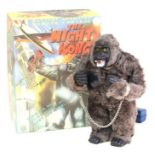 The Mighty Kong: A boxed, battery operated, remote control, tinplate and fur, Mighty Kong, Made by