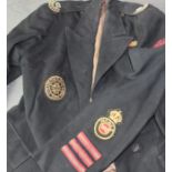 WWII/V.A.D Interest; A WWII era jacket, the left sleeve with Mobile V.A.D (Voluntary Aid detachment)