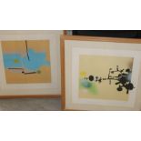 After Victor Passmore (British 1908-1998), a pair of untitled limited edition prints, numbered 33/70