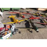 Radio control aircraft; 9 aircraft including Hurricane, plus assorted equipment (Q)