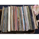 A collection of LP's and 45's, mostly late 1960's & 1970's