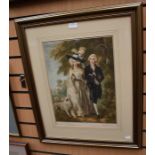 Collection of four early 20th Century Mezzo tint engravings after Thomas Gainsborough, including