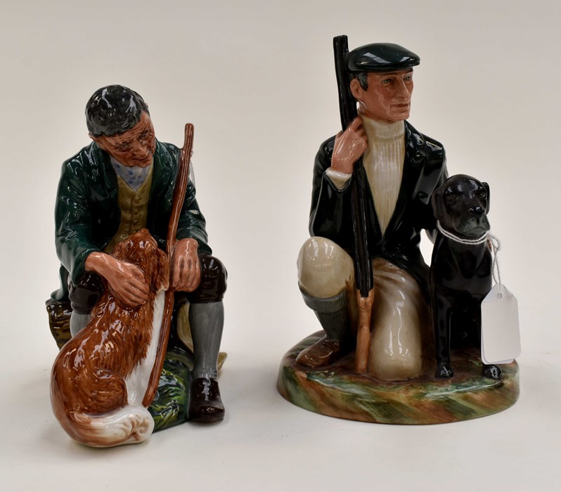 Royal Doulton statues of The Master HN2325 and The Gamekeeper HN2879