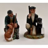 Royal Doulton statues of The Master HN2325 and The Gamekeeper HN2879
