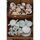 A collection of Paragon, Buckingham and Royal Albert Elfin tea services, with Aynsley Flowers and