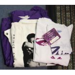 Prince - Purple Rain 1984 Tour - sweatshirt, t-shirt, purple jacket, white jacket plus a VIP guest