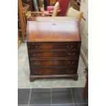 An Early 20th Century Mahogany Bureau on Chest