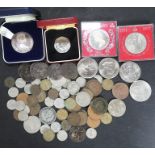 Collection of UK & World Coins. Includes Silver Cook Islands Two Dollar, Royal Mint 1973 fifty pence