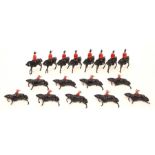 Britains Guards on Horseback x 17, ex shop stock, unused