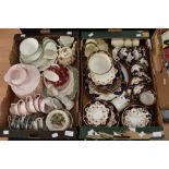 A collection of bone china, part tea sets, including Beswick 4749; Royal Albert Moonlight Rose;