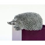 A 20th Century chrome plated car mascot cast a a Hedgehog car