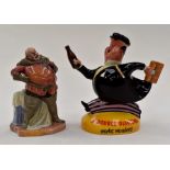 Falstaff & Beswick Double Diamond figures (2)