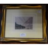 Three A Penley, circa 1925, watercolour from a sketchbook, all signed and titled, Mountain Scene,