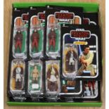 Star Wars: A collection of fifteen unopened carded Phantom Menace figures. (15)