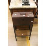 **REOFFER IN A&C NOV £30-£40** 1950's garage tool box, on stand, metal