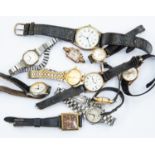Collection of ladies and gents 20th Century wrist watches