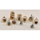 **AWAY** A collection of Goss ware and other factory souvenir ware
