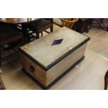 A 20th Century pine blanket chest
