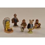 **AWAY** Hummel figurines, A/F, Beswick two figures A/F, Royal Doulton Winnie the Pooh Big Chief