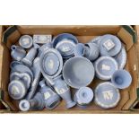 A collection of Wedgwood Jasper Ware, 50 pieces