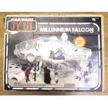 Star Wars Millennium Falcon, Kenner packaging, missing turning ball.