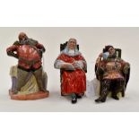 Three Royal Doulton figures to include; Falstaff HN2054; The Foaming Quart  HN2162 & The Judge