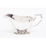 A silver gravy boat Sheffield 1939, Mappin & Webb, weight approx. 211gms/6.80ozt