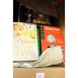**AWAY**  One box of books, antique interest