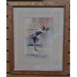 Frederick Shaw, 19th Century, The Proposal and the Celebration, watercolour, a pair, signed in