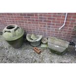 A mixture of 19th/20th Century urns and garden pots (3) (AF)