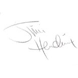 Jimi Hendrix autograph in pencil on paper, obtained at 'Cry of Love' tour sound check in Sweden,