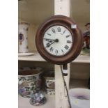 **AWAY** An early 20th Century Post Office clock, together with a Chicago Clock Company American
