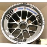 Formula 1 aluminium wheel from Jordan team, vendor purchased from charity auction
