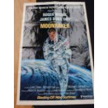 **REOFFER IN A&C NOV £490-£80** James Bond - Moonraker Advance 1 Sheet A, original film poster