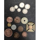 Small collection of UK Coins containing four Silver Shillings and two Groats